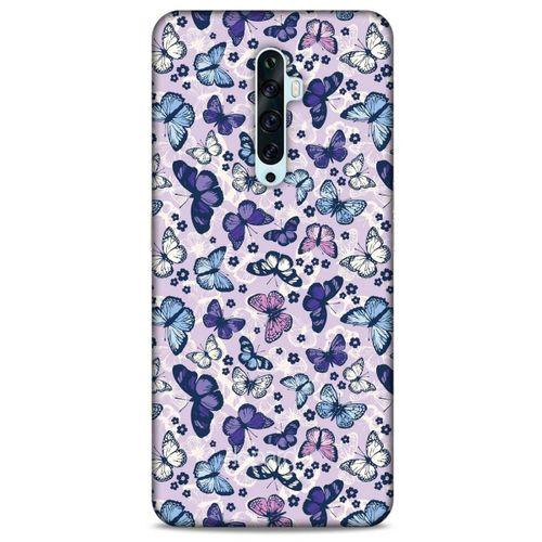 Oppo Reno 2z Kılıf Kelebek Etkisi (28) Arka Kapak Karışık Renkli