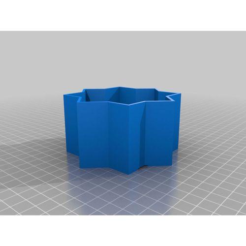 Maceta Estrella – 3D Baskı Tasarım Saksı (Bu ürün Sadece Plastik parçadır - Almadan Önce Soru Sorabilirsiniz)