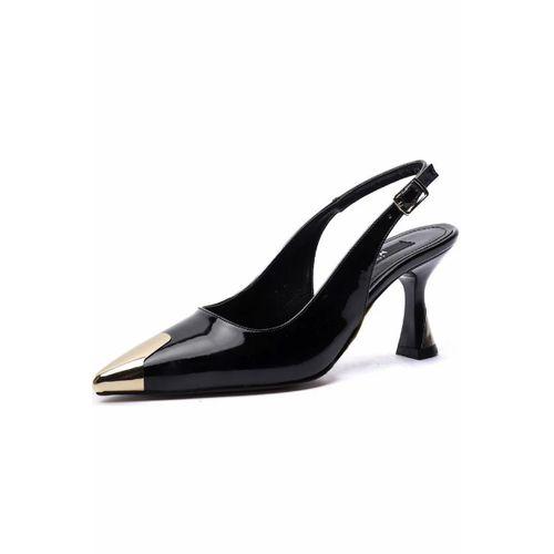 KUUM LONDON K14524213 Siyah Rugan Premıum Kadın Ayakkabı