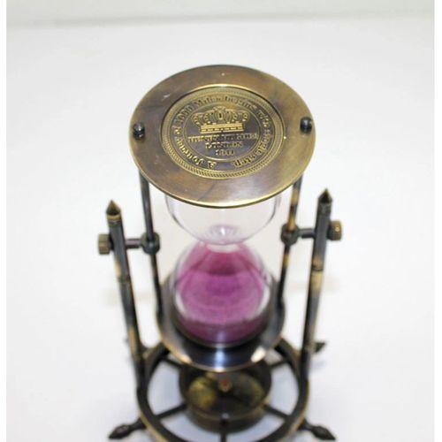 Pirinç Pusulalı Kum Saati