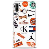 Huawei P30 Lite Kılıf HD Baskılı Kılıf - Stussy + Tam Ekran Koruyucu