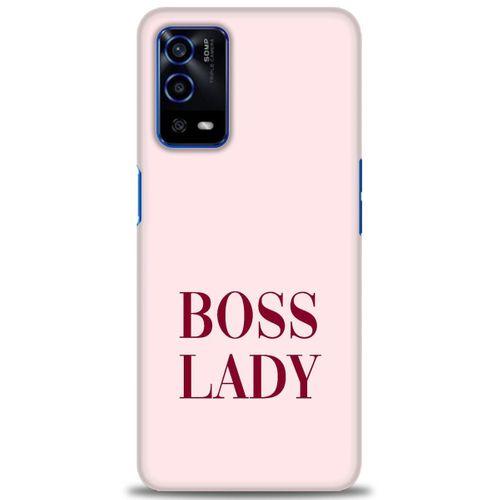 Oppo A55 Kılıf HD Baskılı Kılıf - Boss Lady + Tam Ekran Koruyucu