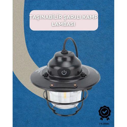 Dış Mekan İçin Şık Led Fener – 4400mah Pil, Ipx4 Su Geçirmez, Asılabilir