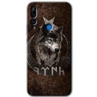 Potkal Hediye Fabrikası Huawei Y9 Prime 2019 HD Baskılı Kılıf + 9D Tam Ekran Koruyucu - Bozkurt Göktürk