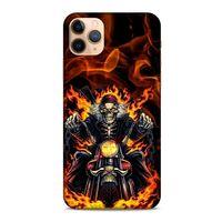 Apple Iphone 11 Pro Uyumlu Kılıf Motorsiklet (10) Full Koruma Kılıfı Harley Davidson