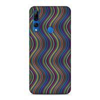 Huawei Y9 Prime 2019 Kılıf Soyut Geometri Arka Kapak Silikon Koruma Full Koruyucu