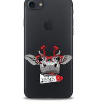 Zoologix (6) Apple iPhone SE 2020 Şeffaf Kılıf Silikon Desenli