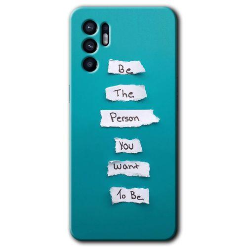 Oppo Reno 6 HD Baskılı Kılıf + 9D Tam Ekran Koruyucu - Want You