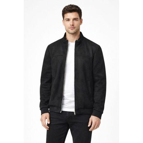 Erkek Regular Fit Mevsimlik Hakim Yaka Süet Spor Mont BGL-ST05333