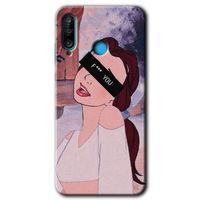 Huawei P30 Lite Kılıf HD Desen Baskılı Arka Kapak - Bad Girl