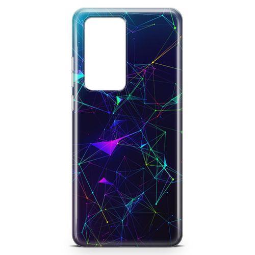 Huawei P40 Pro Kılıf Rainbow Ağlar Arka Kapak Koruma Desenli Full Koruyucu