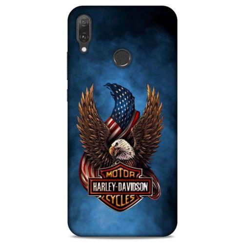 Huawei Y9 2019 Uyumlu Kılıf Motorsiklet (2) Kabı Harley Davidson