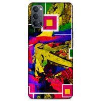 Lopard Oppo Reno 4 Uyumlu Kılıf Soyut Sanat (48) Desenli Bumper Kılıf
