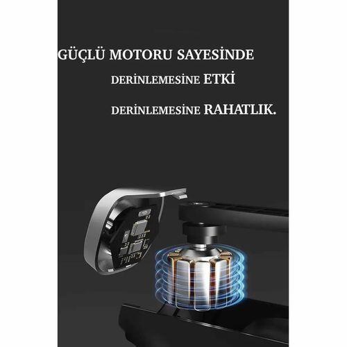 Mini Profesyonel Şarjlı Masaj Aleti 4 Başlıklı