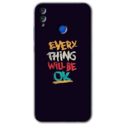 Honor 8c Kılıf HD Desen Baskılı Arka Kapak - Everything