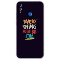 Honor 8c Kılıf HD Desen Baskılı Arka Kapak - Everything