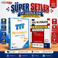 Üç Dört Beş TYT Matematik ve Acil Yayınları Problemler Soru Bankası 2 Kitap Set