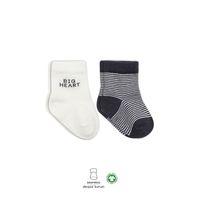 Bistyle Big Heart Penye Soket Çorap 2'Li BS10117 Antrasit