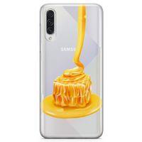 Samsung Galaxy A70s Kılıf Balparmak Karamel Arka Kapak Koruma Desenli Full Koruyucu