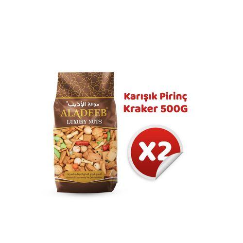 2’li Set Karışık Pirinç Kraker 2×500 g – Renkli Çıtır Atıştırmalık