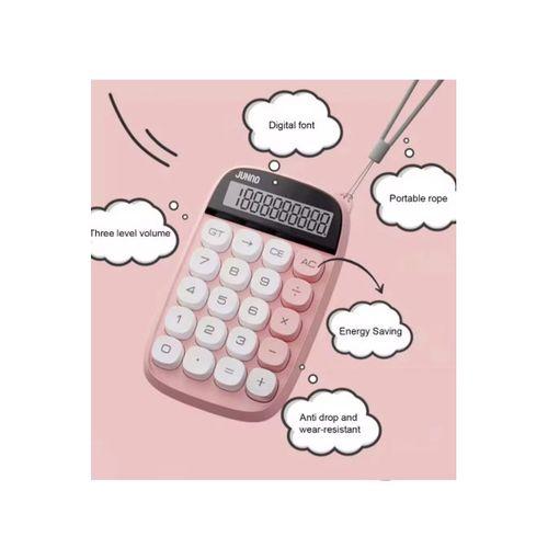 Sevimli Kare Tuşlu 10 Haneli Ldc Ekran Hesap Makinası Yeşil