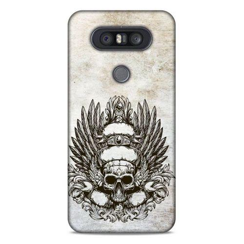 Lopard LG K41S - K51S Uyumlu Kılıf Tattoo's (6) Silikon Kılıf Siyah Gri