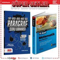 Aydın 11.Sınıf Matematik ve AKM Paragraf Soru Bankası Seti 2 Kitap