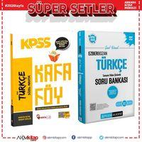 Hoca Kafası KPSS Türkçe Konu Anlatımlı Kafa Föyü ve Pegem Soru Bankası Seti 2 Kitap