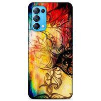 Lopard Oppo Reno 5 5G Uyumlu Kılıf Manipülasyon ☻ (36) Glitter Kılıf Desenli
