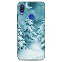 Xiaomi Redmi Note 7 Pro Kılıf Snowix (36) Glitter Kılıf Beyaz Yeşil