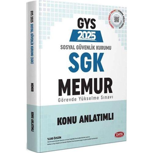 2025 SGK Memur Konu Anlatımlı Data Yayınları