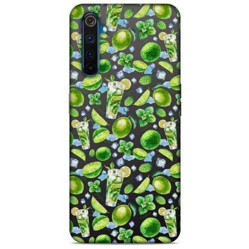 Frutix Lime 01 Oppo Realme 6 Pro Kılıf Desenli Silikon