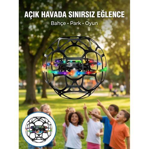Koruyucu Kafesli Dron El Hareketiyle Kontrol Edilebilen Uçan