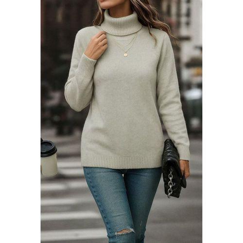 Kadın Uzun Kollu Balıkçı Yaka Triko Bluz