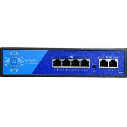 EZCOOL EZ-04PSE 4PORT 4FE+2FE 65W MEGABİT POE SWİTCH