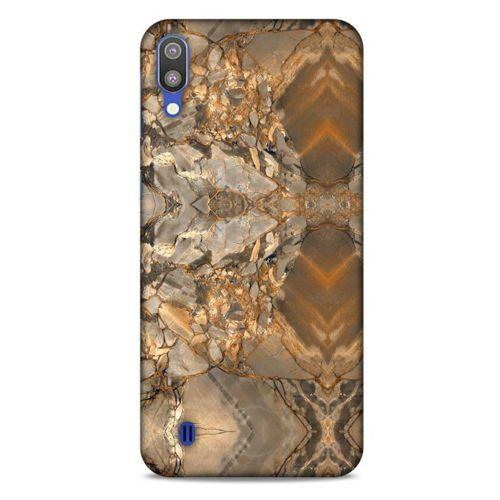 Mermer Desenli (8) Tema Baskılı Kılıf Açık Kahverengi Samsung Galaxy M10 Kılıf
