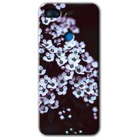 Xiaomi Mi 8 Lite Kılıf HD Desen Baskılı Arka Kapak - Beyaz Çiçek