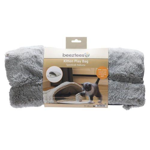 Beeztees Yavru Kedi Oyun Yatağı, Oyuncaklı, 50x40x15cm