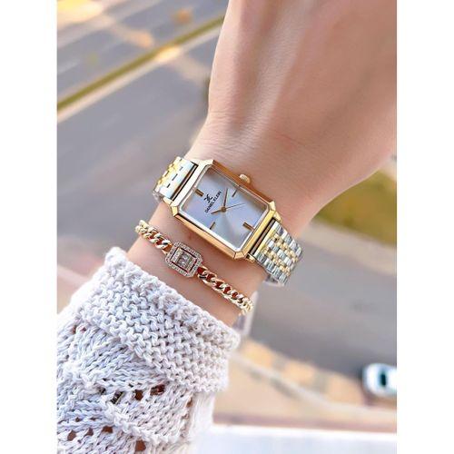 Daniel Klein Çelik Kordonlu 2 Yıl Garantili 3 Atm Suya Dayanıklı Kadın Kol Saati+Bileklik BD.13785.4