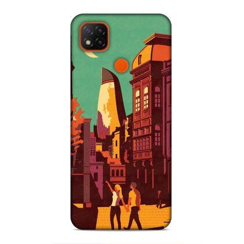 Xiaomi Redmi 9C Uyumlu Kılıf Azarbaijan (44) Tough Armor Kılıf Bakü Çizim