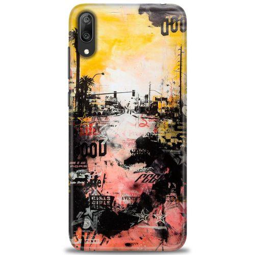 Huawei Y7 Prime 2019 Kılıf HD Baskılı Kılıf - Karışık Baskı + Tam Ekran Koruyucu