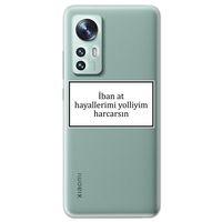 Xiaomi Mi 12 Kılıf HD Yazı Baskılı Silikon Arka Kapak - Yazı 9