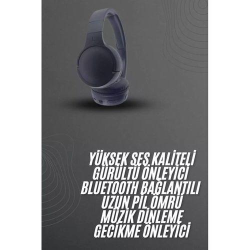Kablosuz Bluetooth Kulaklık Kulak Üstü Ayarlanabilir Uzun Ömürlü