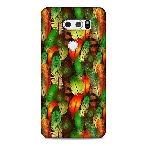 LG K50S Kılıf Desenli Özel Seri Tüyler (1) Kılıfı