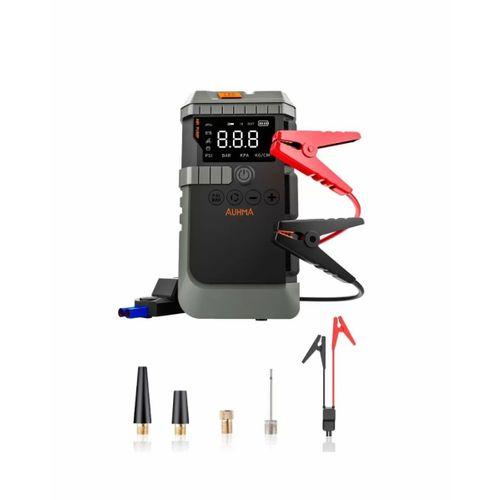 Akıllı Lastik Şişirme Kompresörü Akü Takviye Özellikli Led Fenerli Taşınabilir Güç Ünitesi