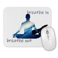 Breathe In Breathe Out Mouse Pad