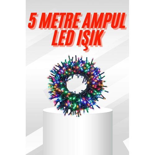 Renk Pilli Led Işık Çok Fonksiyonlu Enerji Tasarruflu 5 Metre