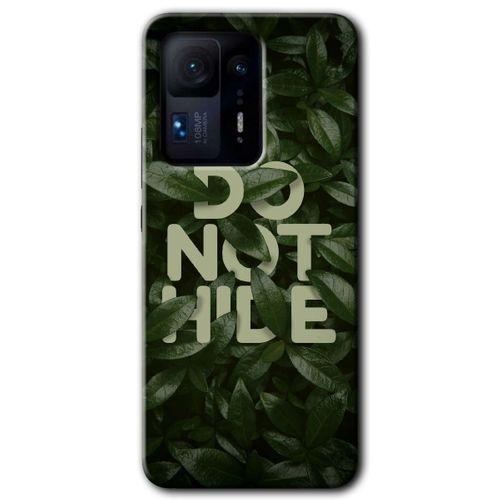 Mi Mix 4 Kılıf HD Desen Baskılı Arka Kapak - Do Not Hide + Kırılmaz Cam