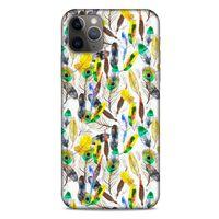 Apple Iphone 11 Pro Max Kılıf Desenli Özel Seri Tüyler (5) Koruma Kabı