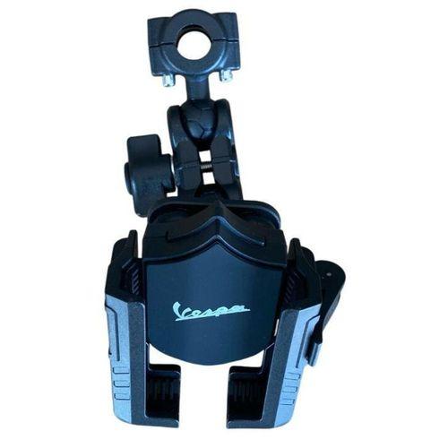 VESPA - AYNA BAĞLANTILI TELEFON TUTUCU YANDAN KİTLEMELİ (TİTREŞİM MODÜLLÜ)